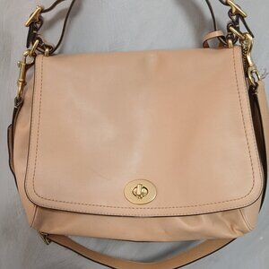 Coach Tan Leather Satchel